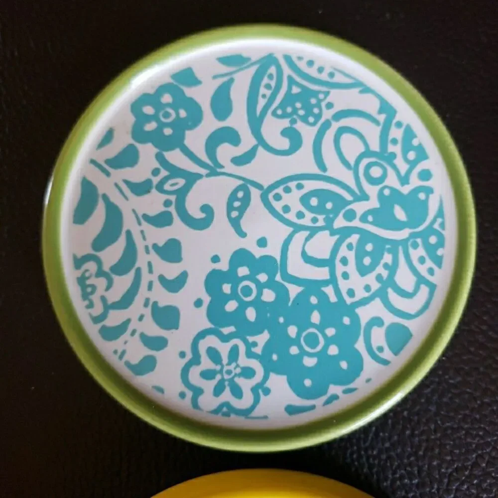 The Pioneer Woman Set of 4 Floral & Paisley Coasters Cork Back Flea Market